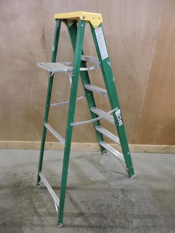 DAVIDSON FIBREGLASS 6FT STEP/PAINTER'S LADDER