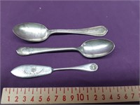 Antique Spoon and Knife Lot