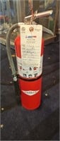 Fire extinguisher med size