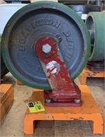 12" tandem swivel machinery caster on heavy steel