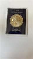 1972 Cayman Island 25.00 Uncirculated Coin