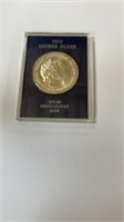 1972 Catman Island 25.00 Uncirculated Coin