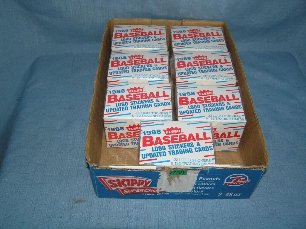 Box full of Fleer factory sealed Update traded car