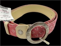 New Bvlgari Pink Signature Belt