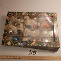 Box of Vintage Christmas Balls