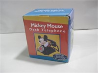 Mickey Mouse Desk Telephone Untested