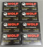 160 rnds Wolf .300 AAC Blackout Ammo