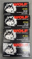 200 rnds Wolf .45 Auto Ammo