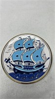 Handmade painted plate from Greece