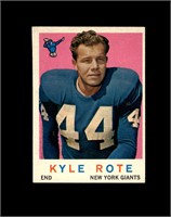1959 Topps #7 Kyle Rote EX-MT to NRMT+