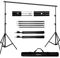 BDDFOTO, ADJUSTABLE PHOTO BACKDROP STAND, 10 X