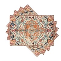 P761  Sme Boho Placemats Set 12x18 - 4 Pack