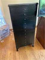 Vintage Tall Jewelry Armoire