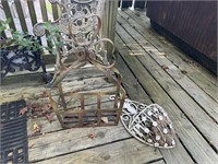 wrought iron plant basket and more