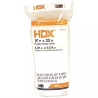 HDX 10'x 20' Clear Plastic Drop Cloth