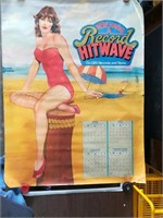 We're Having a Record Heatwave Advertising Poster