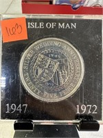 1972 ISLE OF MAN 25 PENCE