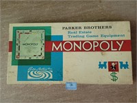 PARKER BROS. MONOPOLY GAME - CA 1960'S