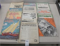 Vintage Boat Magazines Lot
