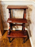 English Regency Style 3 Step Display Stand