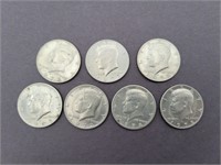 1972 Kennedy Half Dollars (lot of 7)