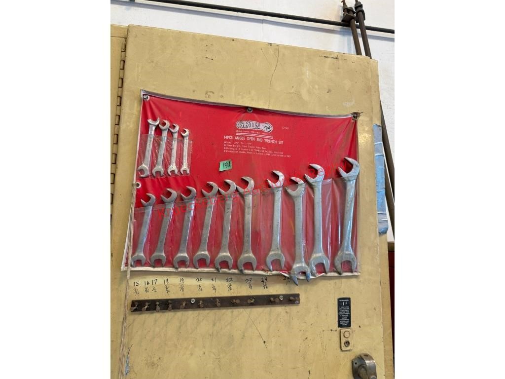 Grip 14pb Open Angle Wrench Set