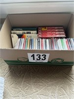 Box Of Cds - Blank  VHS Tape(Family Room)