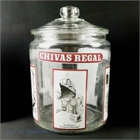 Chivas Regal Glass Jar Container