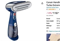 Conair Handheld Garment Steamer Turbo Extreme