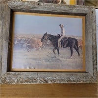 Western Art  Barnwood Frame