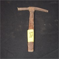 Antique Tack hammer Old forge blacksmith wood