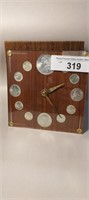 90% Silver Coin Clock 1884 Morgan Dollar