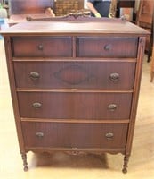 1920's 2 over 3 tall chest