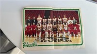 1980 Topps Chewing Gum Team Pin Ups Hawks