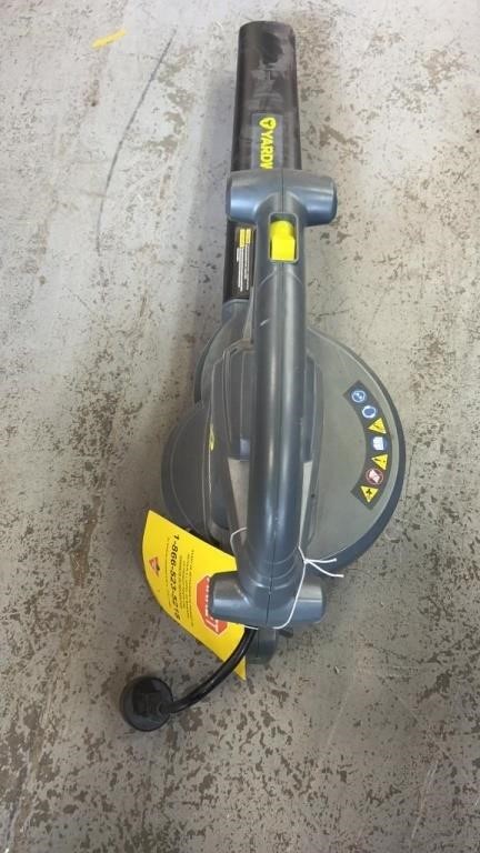 Yard work electric leaf blower