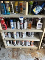 4 Shelves of Assorted Spray Paint