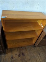 Wooden bookshelf