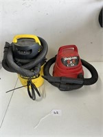 2 Small Shop Vac's