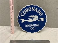 Coronado Brewing Co. Metal Advertising Sign