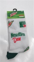 New Mountain Dew Socks Sz Men 6-12