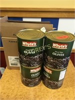 4 Cans of Black Olives & 2 Bags of Green Olives