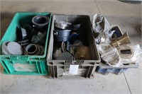 ASSORTED CAST AND STAINLESS FLOOR DRAIN ASSEMBLEYS