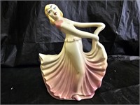 Vintage Hull Pottery Dancing Girl Planter