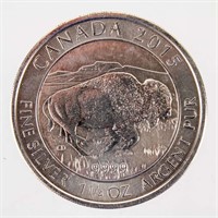 Coin Canadian 2015 1.25 Ounce Buffalo $5