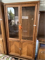 Wooden China hutch in good condition missing shelv