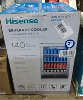 Hisense beverage cooler 140 can capacity