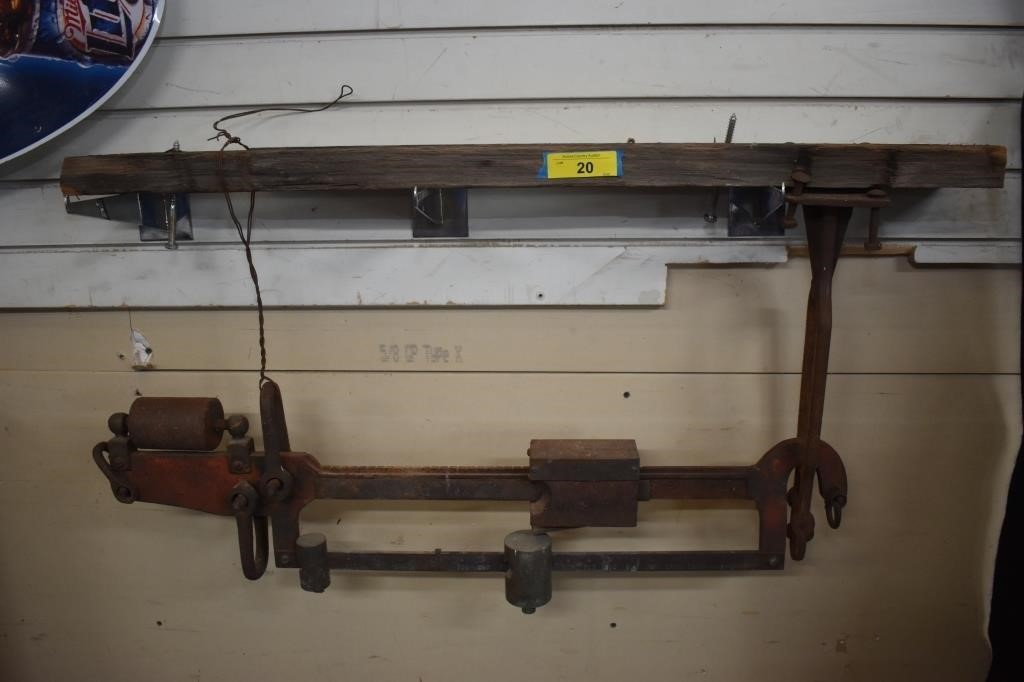 Vintage Cattle Scale. 3500 Lbs.