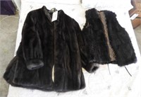 Lot #3510 - Ladies mink coat and ladies mink