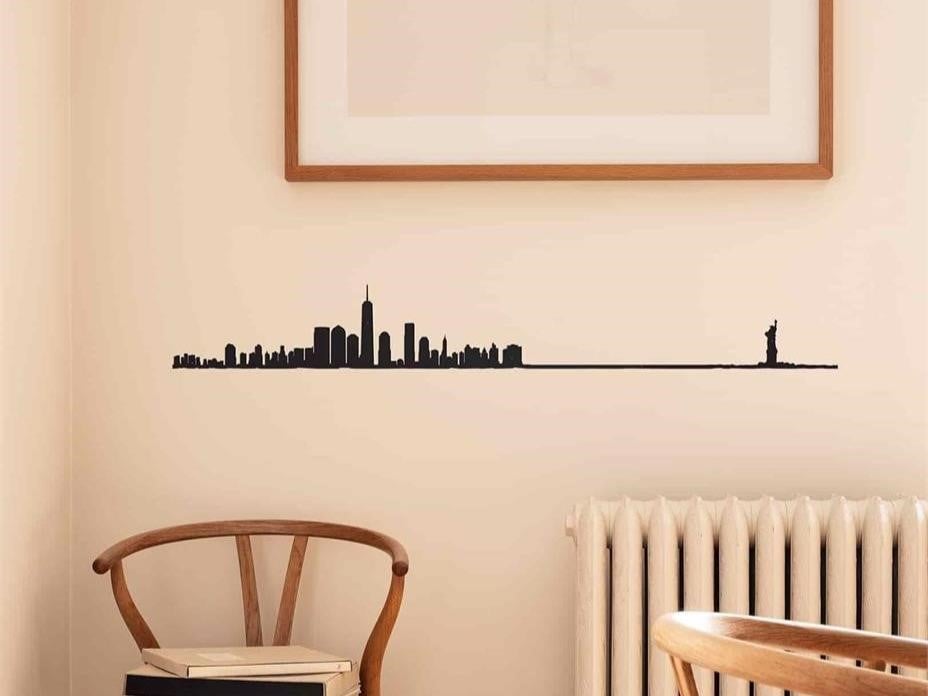 49" The Line: Skyline of New York Steel Decoration