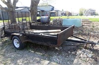 Single Axle Landscape Trailer